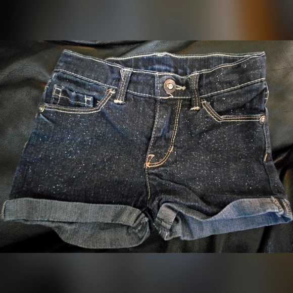 Jordache Other - Jordache Girls Denim Sparkle Stretch Shorts Sz4T